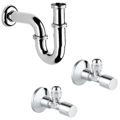 Grohe Solido Euro/Arena COMPLETE Wall Hung Suite (600mm Basin + Cosmo Smart Tap) -Croydex shop eurwhpak1 d4