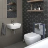 Grohe Solido Euro/Arena COMPLETE Wall Hung Suite (600mm Basin + Cosmo Smart Tap) -Croydex shop eurwhpak1 nd2