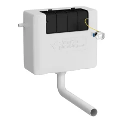 Arezzo 500 Matt Blue WC Unit With Cistern + Square Pan