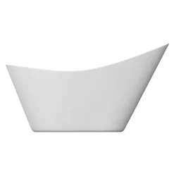 Nova Bathroom Nova 1570 Modern Small Free Standing Slipper Bath -Croydex shop fb62 detail1