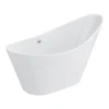 Nova Bathroom Nova 1570 Modern Small Free Standing Slipper Bath -Croydex shop fb62 detail4