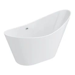 Nova Bathroom Nova 1570 Modern Small Free Standing Slipper Bath