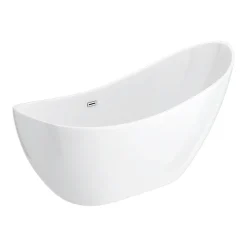 Nova Bathroom Nova 1750 Modern Free Standing Slipper Bath 9 Nova Bathroom Nova 1750 Modern Free Standing Slipper Bath -Croydex shop fb64 d1