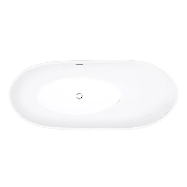 Nova Bathroom Nova 1750 Modern Free Standing Slipper Bath 3 Nova Bathroom Nova 1750 Modern Free Standing Slipper Bath
