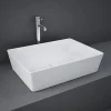 RAK Ceramic RAK Feeling 500 X 360mm 0TH Rectangular Counter Top Basin -Croydex shop feect5000awha l