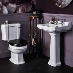 Bayswater Fitzroy Traditional Close Coupled Toilet With Ceramic Lever Flush 7 Bayswater Fitzroy Traditional Close Coupled Toilet With Ceramic Lever Flush -Croydex shop fitzroylifestyle
