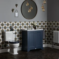 Bayswater Fitzroy Comfort Height Traditional Close Coupled Toilet With Ceramic Lever Flush