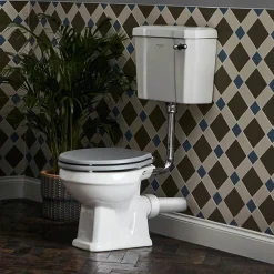 Bayswater Fitzroy Traditional Low Level Toilet With Ceramic Lever Flush