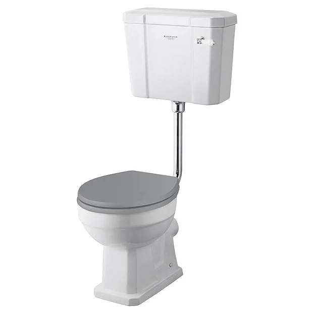 Bayswater Fitzroy Traditional Low Level Toilet With Ceramic Lever Flush 4 Bayswater Fitzroy Traditional Low Level Toilet With Ceramic Lever Flush - Image 2