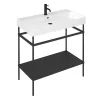 Itton Bathroom Britton Shoreditch Frame 850mm Basin & Black Wash Stand 2 Itton Bathroom Britton Shoreditch Frame 850mm Basin & Black Wash Stand -Croydex shop frame850 l 1