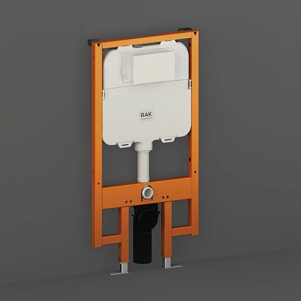 RAK Ceramic RAK Ecofix Slimline 114cm Front Flush Regular Concealed Cistern And Frame For Wall Hung Pan 3 RAK Ceramic RAK Ecofix Slimline 114cm Front Flush Regular Concealed Cistern And Frame For Wall Hung Pan