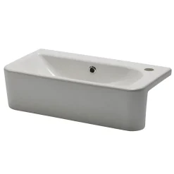 Roper Rhodes Geo 540mm Slimline Semi-Countertop Basin -Croydex shop g2scbas d1