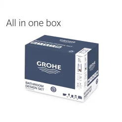 Grohe Solido Bau / Nova Cosmo Complete WC 5 In 1 Pack + FREE TOILET ROLL HOLDER 13 Grohe Solido Bau / Nova Cosmo Complete WC 5 In 1 Pack + FREE TOILET ROLL HOLDER -Croydex shop gr5in1nv d9