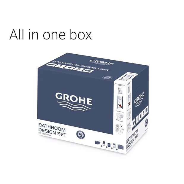 Grohe Solido Bau / Nova Cosmo Complete WC 5 In 1 Pack + FREE TOILET ROLL HOLDER 8 Grohe Solido Bau / Nova Cosmo Complete WC 5 In 1 Pack + FREE TOILET ROLL HOLDER - Image 6
