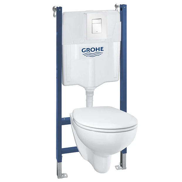 Grohe Solido Bau / Skate Cosmo Complete WC 5 In 1 Pack + FREE TOILET ROLL HOLDER 4 Grohe Solido Bau / Skate Cosmo Complete WC 5 In 1 Pack + FREE TOILET ROLL HOLDER - Image 2