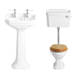 Heritage Bathroom Heritage Granley Traditional Cloakroom Suite -Croydex shop graclk d1