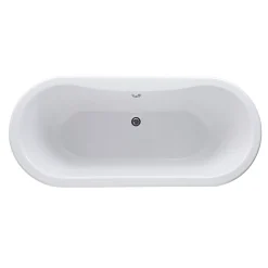 Nuie Grosvenor 1700 X 745mm Double Ended Roll Top Bath Inc. Chrome Legs 9 Nuie Grosvenor 1700 X 745mm Double Ended Roll Top Bath Inc. Chrome Legs -Croydex shop grosvenor1700mmdoubleendedfreestandingbathwithchromelegsetd1