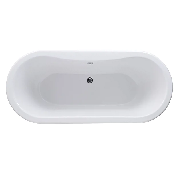 Nuie Grosvenor 1700 X 745mm Double Ended Roll Top Bath Inc. Chrome Legs 5 Nuie Grosvenor 1700 X 745mm Double Ended Roll Top Bath Inc. Chrome Legs - Image 3