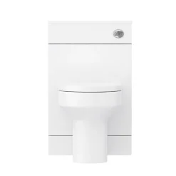 Nui Harmony Gloss White BTW WC Unit With Cistern + Soft Close Seat W500 X D200mm -Croydex shop harbtwsc d2