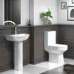 Nui Harmony Close Coupled Toilet + Soft-Close Seat 7 Nui Harmony Close Coupled Toilet + Soft-Close Seat -Croydex shop harmonyclosecoupledtoiletsoftcloseseatdetail1