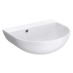 Victorian Plumbing Harmonia Cloakroom Suite 0TH (Basin + Close Coupled Toilet) -Croydex shop hcs02 d1