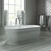 Heritage Bathroom Heritage New Victoria Double Ended Roll Top Bath (1745x790mm) -Croydex shop heritagenewvictoriadoubleendedrolltopbathd2