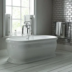 Heritage Bathroom Heritage New Victoria Double Ended Roll Top Bath (1745x790mm)