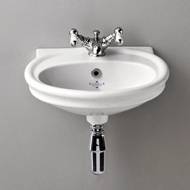 Silverdale Bathroom Silverdale Hillingdon Cloakroom Basin (450mm Wide - 1 Tap Hole) 3 Silverdale Bathroom Silverdale Hillingdon Cloakroom Basin (450mm Wide - 1 Tap Hole)