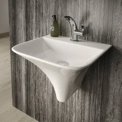 Hudson Reed Grace 1TH Wall Hung Suite (Rimless Toilet, Concealed Cistern + Basin) -Croydex shop hrgr d1