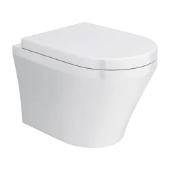 Hudson Reed Luna 1TH Wall Hung Suite (Toilet, Concealed Cistern + Basin) -Croydex shop hrluns d4