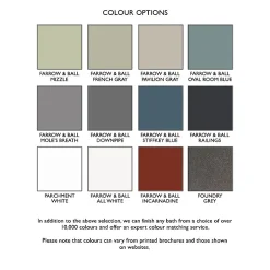 Hurlingham Bath Hurlingham Belvoir 0TH Cast Iron Roll Top Bath (1840x780mm) With White Feet