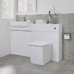 Ideal Standard Caffaro Back To Wall WC + Soft Close Seat -Croydex shop iscafbtw d1