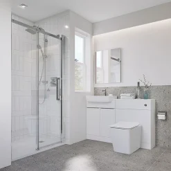 Ideal Standard Caffaro Back To Wall WC + Soft Close Seat -Croydex shop iscafbtw d2