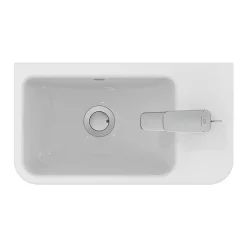 Ideal Standard I.Life S 450mm Wall Hung Right Hand 1TH Washbasin + Chrome Bottle Trap -Croydex shop isil45wh d1
