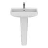 Ideal Standard I.Life S Compact 1TH Washbasin + Full Pedestal -Croydex shop isil60fp d2