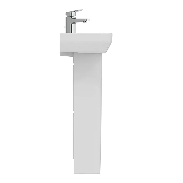 Ideal Standard I.Life A 350mm 1TH Handrinse Basin + Full Pedestal 6 Ideal Standard I.Life A 350mm 1TH Handrinse Basin + Full Pedestal - Image 4