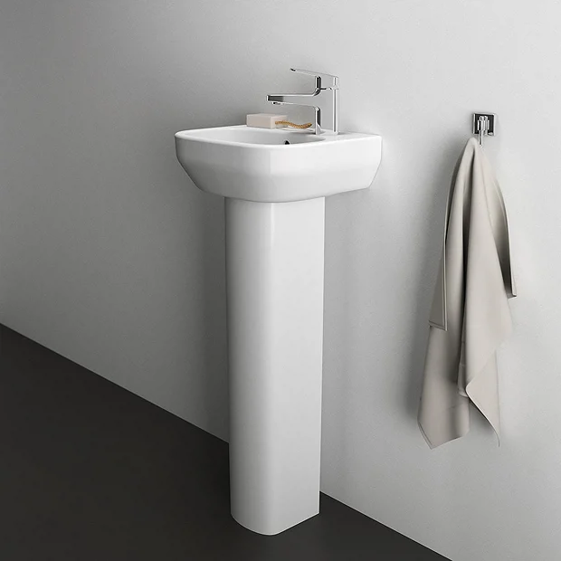 Ideal Standard I.Life A 350mm 1TH Handrinse Basin + Full Pedestal 3 Ideal Standard I.Life A 350mm 1TH Handrinse Basin + Full Pedestal