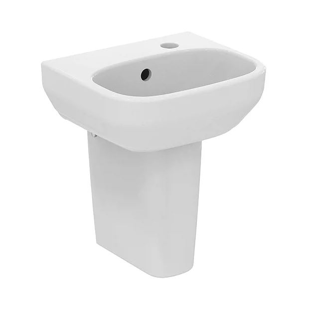 Ideal Standard I.Life A 350mm 1TH Handrinse Basin + Semi Pedestal 4 Ideal Standard I.Life A 350mm 1TH Handrinse Basin + Semi Pedestal - Image 2