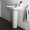 Ideal Standard I.Life A 1TH Washbasin + Full Pedestal -Croydex shop isila55fp d5