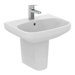 Ideal Standard I.Life A 1TH Washbasin + Semi Pedestal -Croydex shop isila55sp l