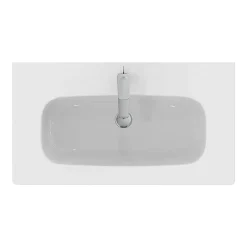 Ideal Standard I.Life A 1TH Wall Hung Basin + Chrome Bottle Trap 10 Ideal Standard I.Life A 1TH Wall Hung Basin + Chrome Bottle Trap -Croydex shop isila84wh d1