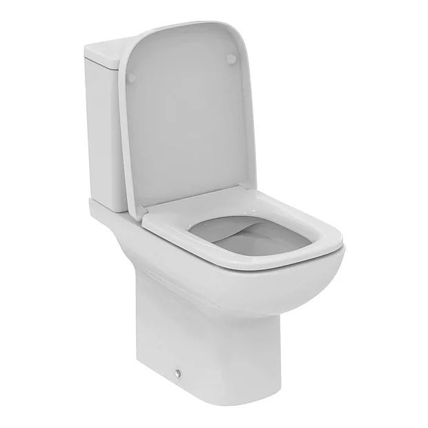 Ideal Standard I.Life A 4/2.6 Litre Rimless Close Coupled Open Back WC + Soft Close Seat 3 Ideal Standard I.Life A 4/2.6 Litre Rimless Close Coupled Open Back WC + Soft Close Seat