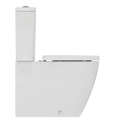 Ideal Standard I.Life S Compact 4/2.6 Litre Rimless Close Coupled Back To Wall WC + Soft Close Seat -Croydex shop isilbtw42 d2