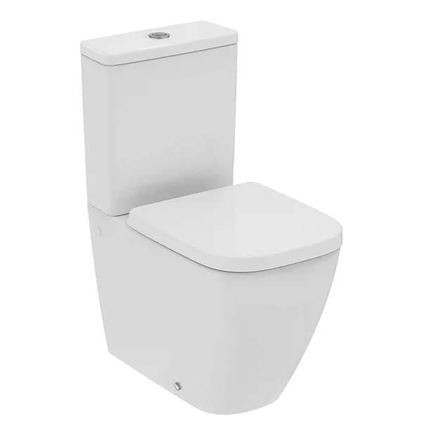 Ideal Standard I.Life S Compact 6/4 Litre Rimless Close Coupled Back To Wall WC + Soft Close Seat 4 Ideal Standard I.Life S Compact 6/4 Litre Rimless Close Coupled Back To Wall WC + Soft Close Seat - Image 2