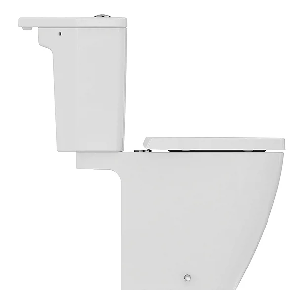 Ideal Standard I.Life S Compact Rimless Corner Close Coupled WC + Soft Close Seat 3 Ideal Standard I.Life S Compact Rimless Corner Close Coupled WC + Soft Close Seat