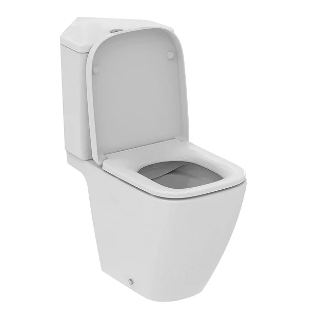 Ideal Standard I.Life S Compact Rimless Corner Close Coupled WC + Soft Close Seat 4 Ideal Standard I.Life S Compact Rimless Corner Close Coupled WC + Soft Close Seat - Image 2