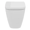 Ideal Standard I.Life S Compact Rimless Back To Wall WC + Soft Close Seat -Croydex shop isilfswc d4