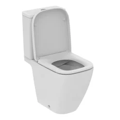 Ideal Standard I.Life S Compact 6/4 Litre Rimless Close Coupled Open Back WC + Soft Close Seat