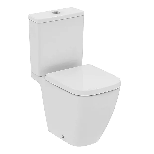 Ideal Standard I.Life S Compact 6/4 Litre Rimless Close Coupled Open Back WC + Soft Close Seat 4 Ideal Standard I.Life S Compact 6/4 Litre Rimless Close Coupled Open Back WC + Soft Close Seat - Image 2