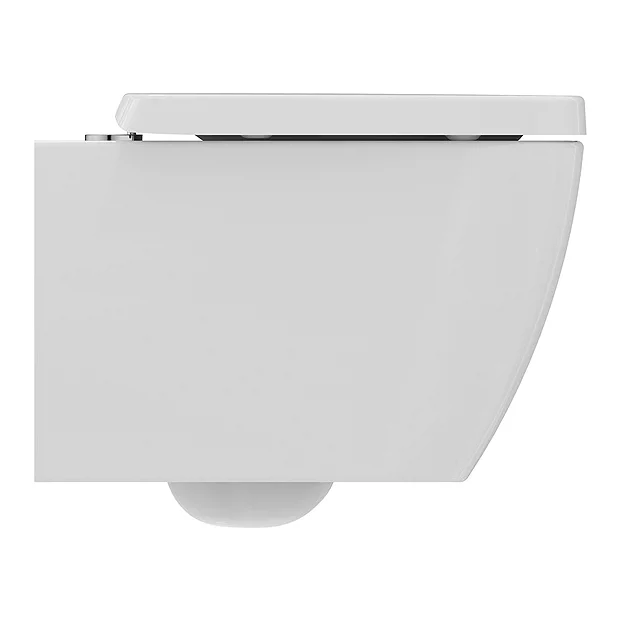 Ideal Standard I.Life S Compact Rimless Wall Hung WC + Soft Close Seat 6 Ideal Standard I.Life S Compact Rimless Wall Hung WC + Soft Close Seat - Image 4